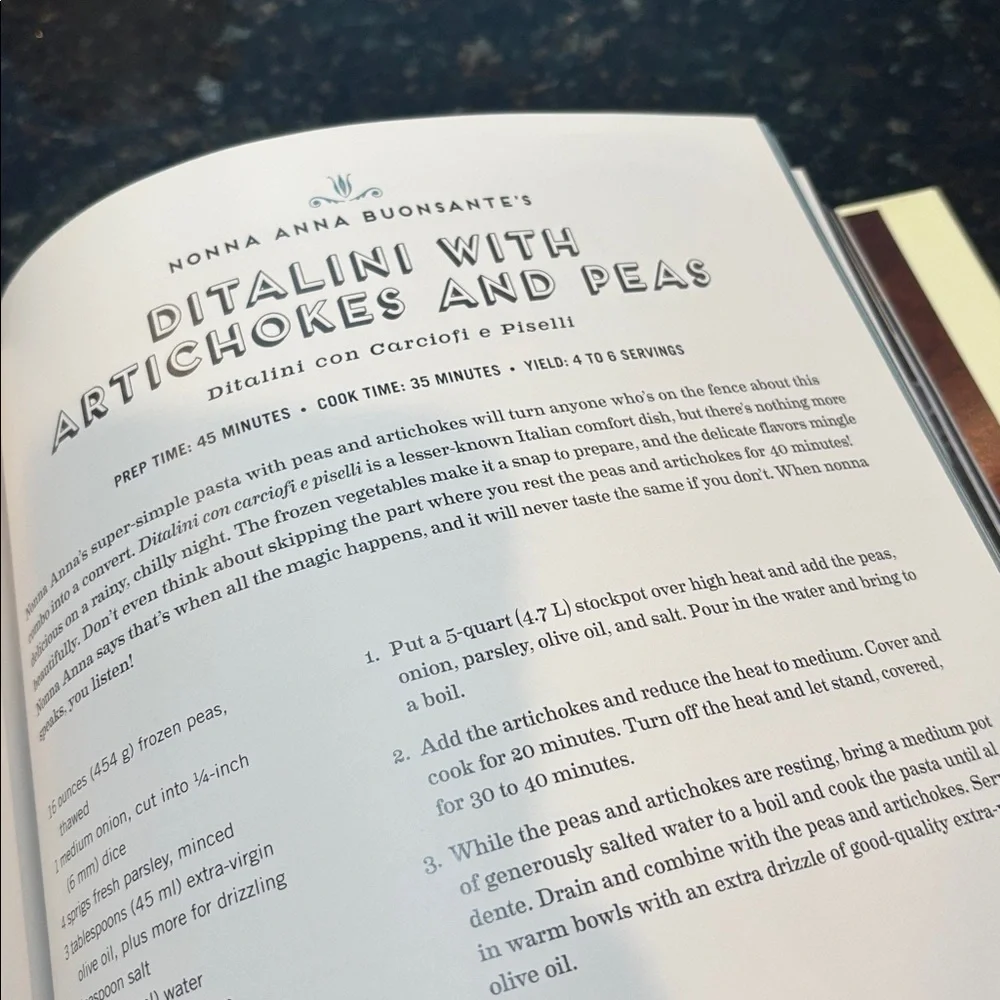 GUC Cooking with Nonna Cookbook